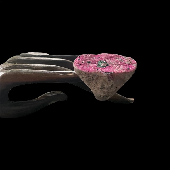 Calcite Cobalt Rock Ring - Picture 2 of 11